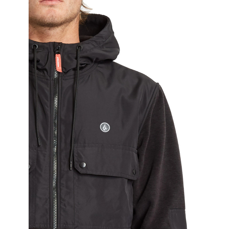 Volcom Yzzolate Lined Zip-Hoodieped Sweater