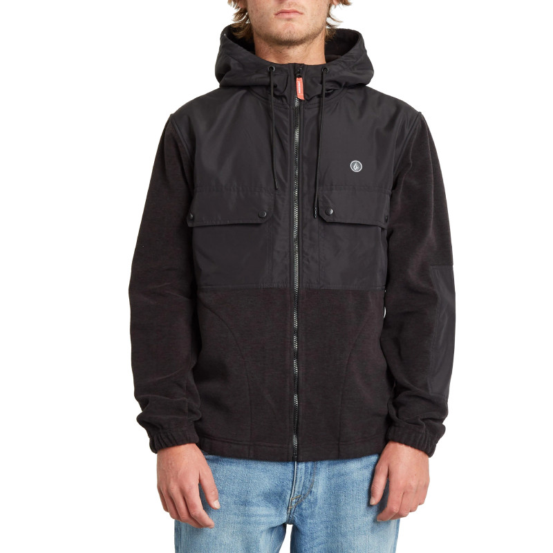 Volcom Yzzolate Lined Zip-Hoodieped Sweater