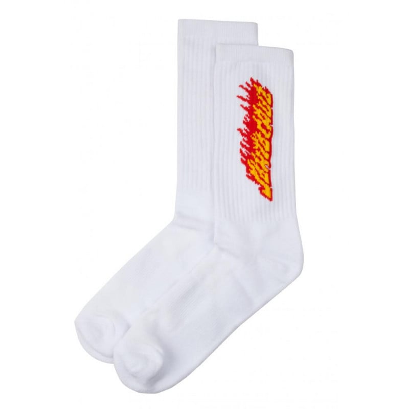 Santa Cruz Flaming Strip Socks