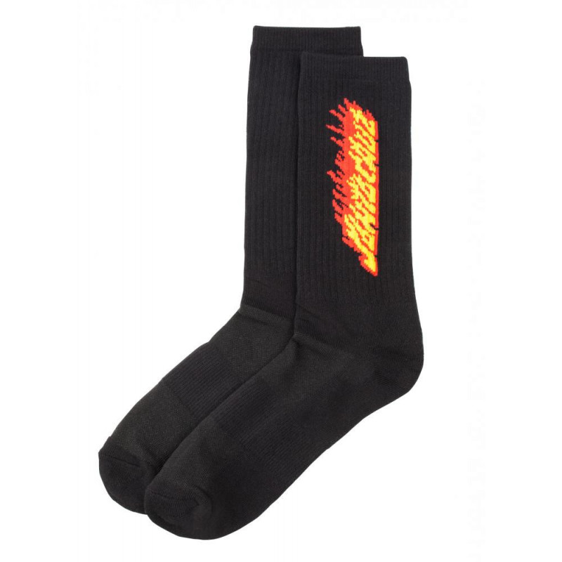 Santa Cruz Flaming Strip Socks