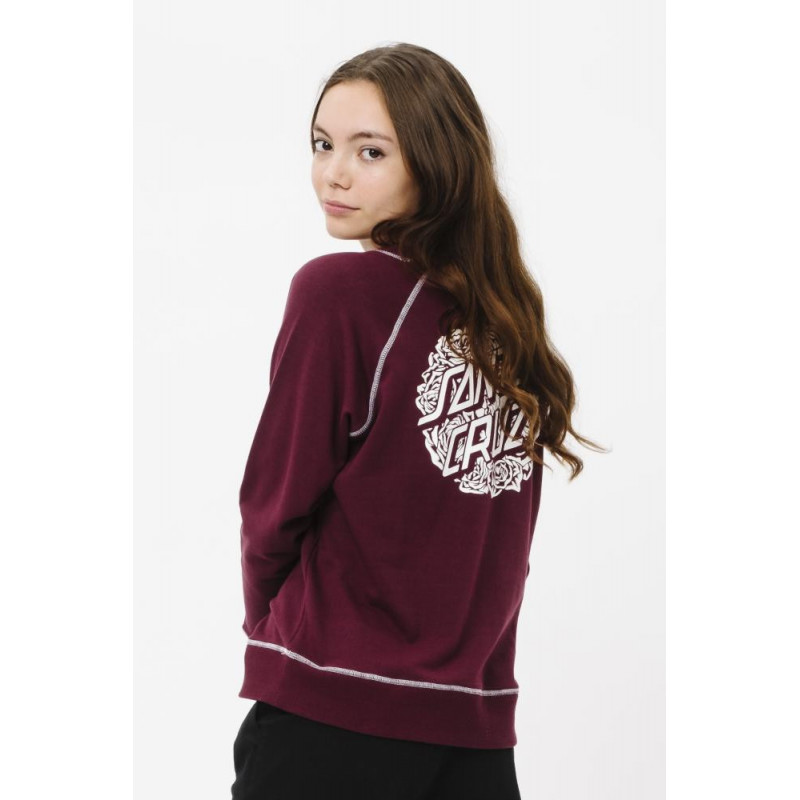 Santa Cruz Bouquet Dot Mono Women Crew Santa Cruz Bouquet Dot Mono Women Crew