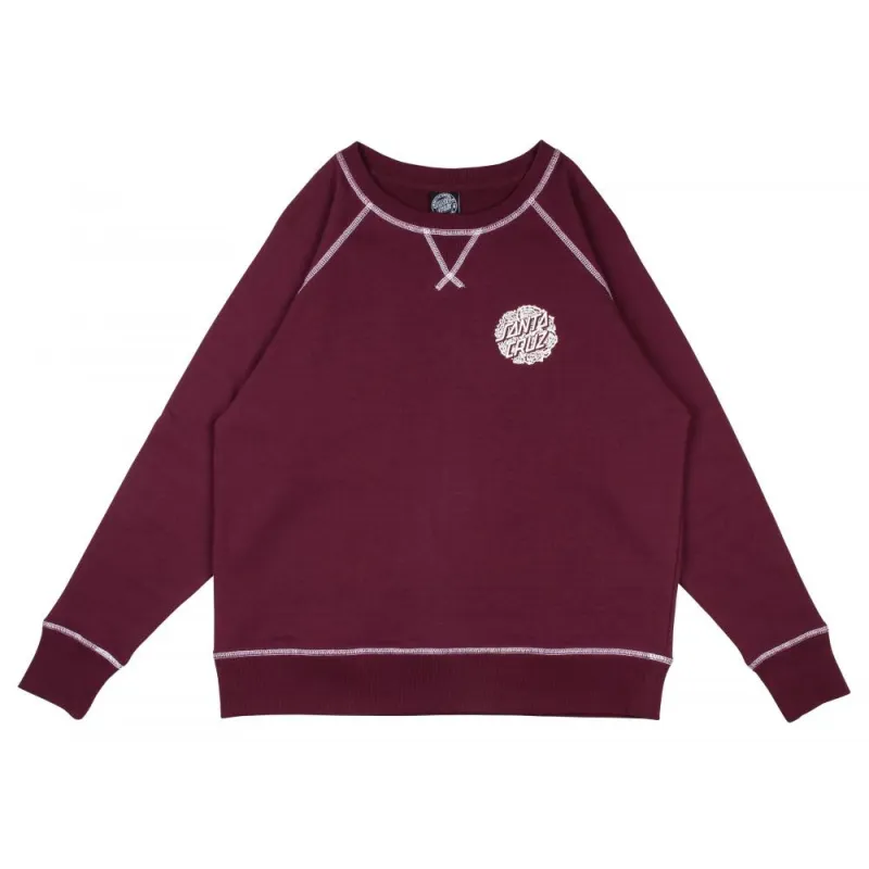 Santa Cruz Bouquet Dot Mono Women's Crew