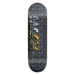 Mach Skateboards Industry Grey/Yellow 8.0" - Skateboard Deck