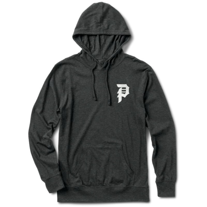 Primitive Dirty P Lightweight Hoodie Charcoal Heather