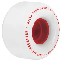 Ricta Cored Clouds 53mm 86a White Skateboard Rollen