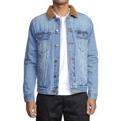 RVCA Daggers Denim Sherpa Jacket