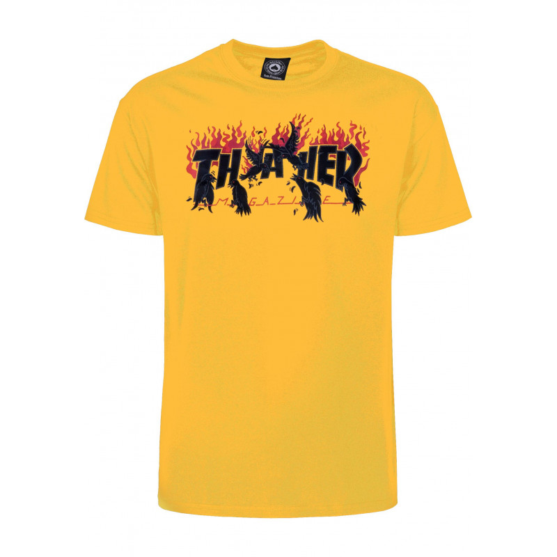 Comprare Thrasher Crows T-Shirt a più Sickest negozio longboard d ...