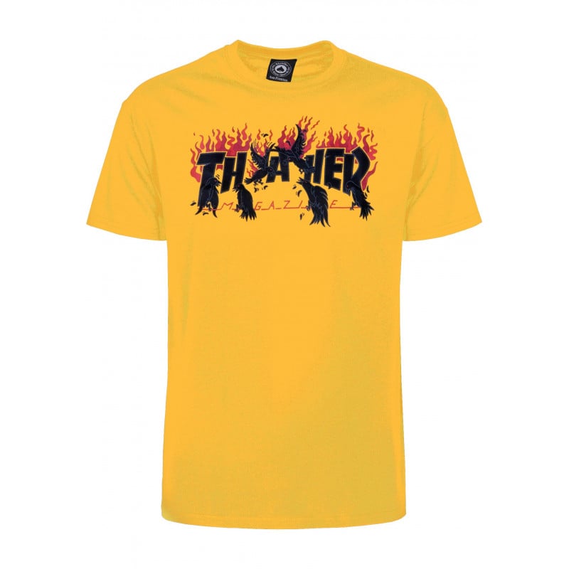 Comprare Thrasher Crows T-Shirt a più Sickest negozio longboard d ...