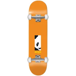 Enjoi Box Panda First Push Orange 8.125" Skateboard Complete