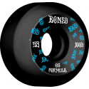 Bones 100's 3 Sidecut 100A 53mm Black Skateboard Wheels