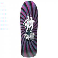 New Deal Douglas Chums Screen Print Pink 9.75" Skateboard Deck