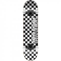 Speed Demons Checkers Black/White 8.0" Skateboard Complete