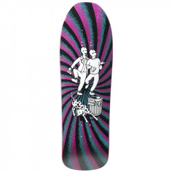 New Deal Douglas Chums Screen Print Pink 9.75" Skateboard Deck