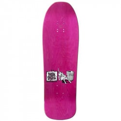 New Deal Douglas Chums Screen Print Pink 9.75" Skateboard Deck