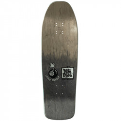 New Deal Sargent Monkey Bomber Metallic Heat Transfer Black Fade 9.625" Skateboard Deck