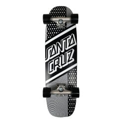 Santa Cruz Street Skate Black/White 29.5" Cruiser Skateboard Complete