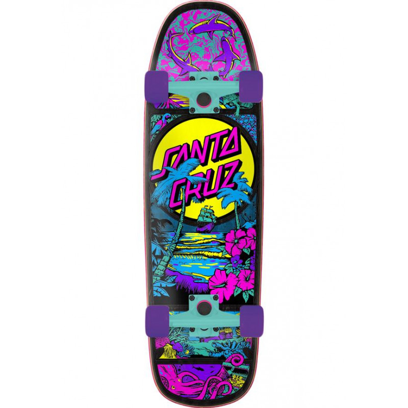 Santa Cruz Time Warped Shaped 32" - Longboard Cruiser Complete Santa Cruz Time Warped Shaped 32" - Longboard Cruiser Complete