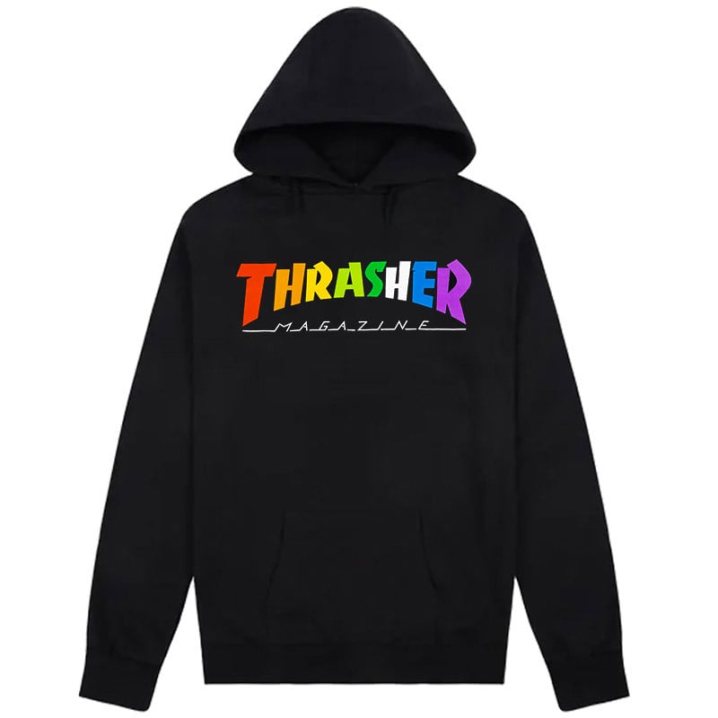 bout glas Zus Thrasher Rainbow Mag Hoodie kopen bij de Skateboard shop van Nederland