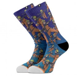 Primitive x Naruto Shadow Clone Socks Blue