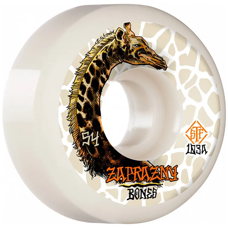 Bones STF Zaprazny Giraffe V5 Sidecut 103a 54mm Skateboard Wielen