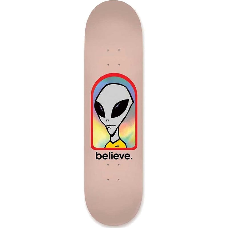 Alien Workshop Believe Hologram Pink 8.125" Skateboard Deck