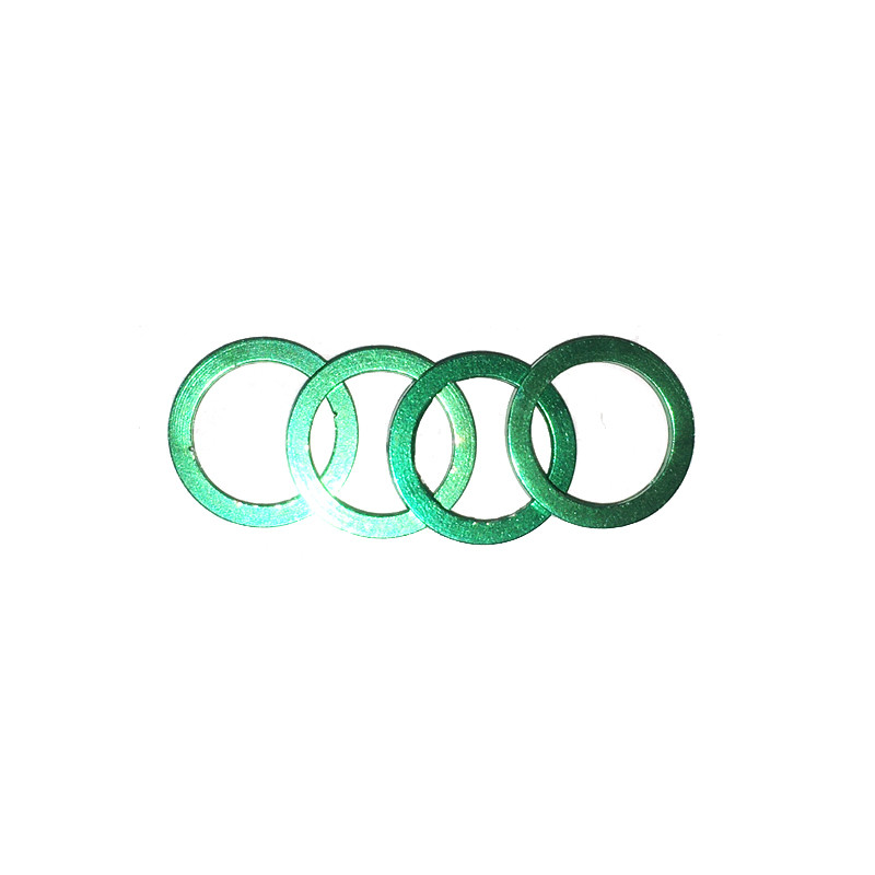 Steez Precision Speed Rings Green (8mm)