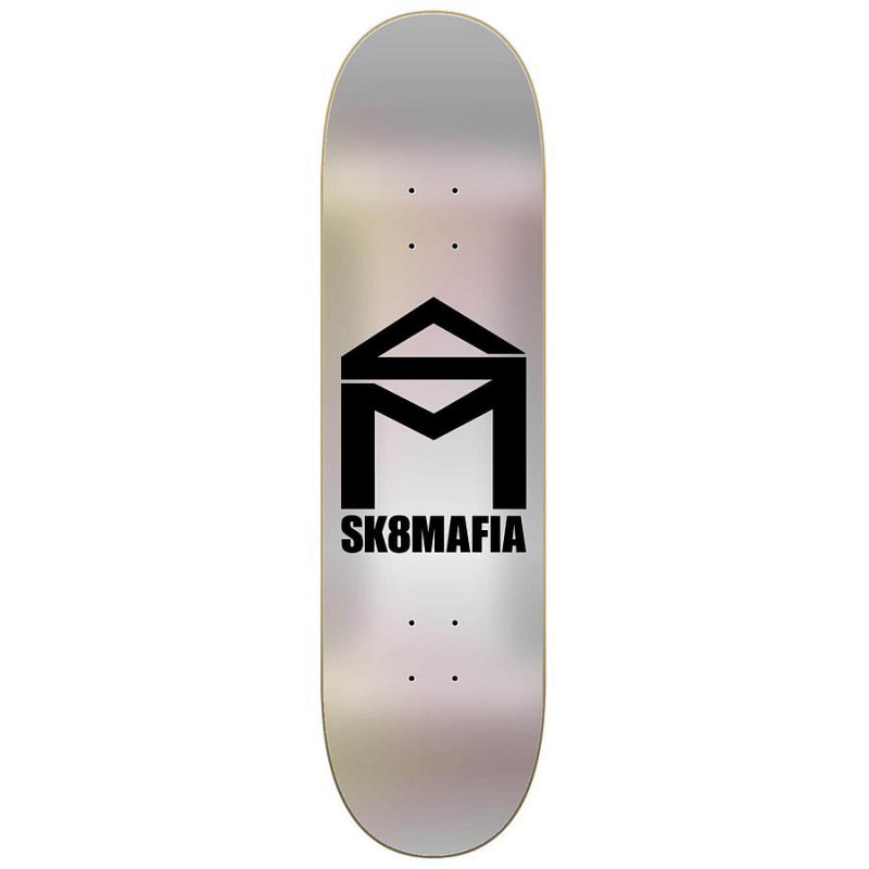 Sk8Mafia House Logo Chrome Foil 8.12" Skateboard Deck Sk8Mafia House Logo Chrome Foil 8.12" Skateboard Deck