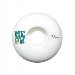 Meow Stacked Logo 52mm Skateboard Wheels