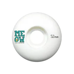 Meow Stacked Logo 52mm Skateboard Wielen