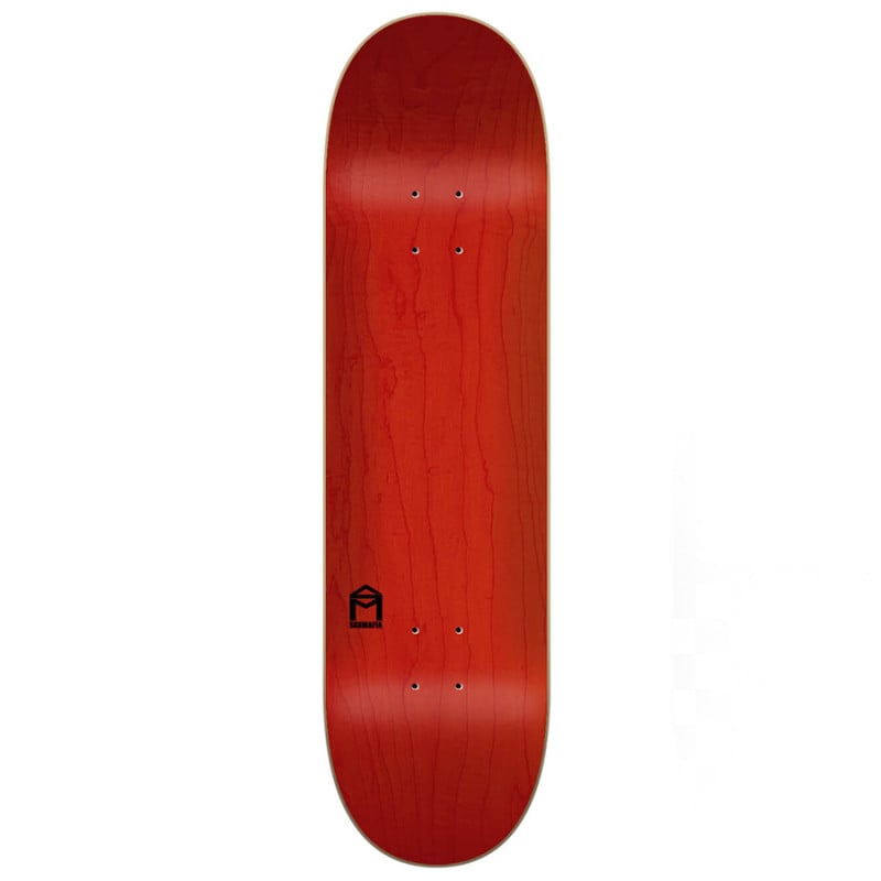 Sk8Mafia House Logo Checker Black 8.0" Skateboard Deck