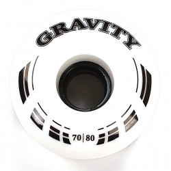 Gravity White 70mm Longboard Ruedas