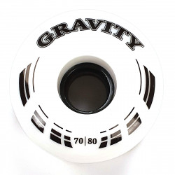 Gravity White 70mm Longboard Wielen