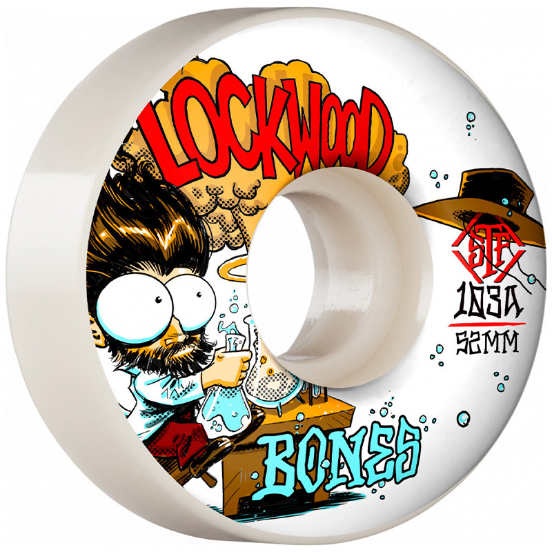 Bones STF Lockwood Experi-Mental Slims V3 52mm 103A Skateboard Roues