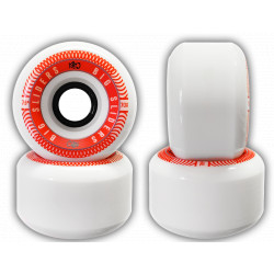 Cuei Big Sliders 70mm 78A White Red Ruote