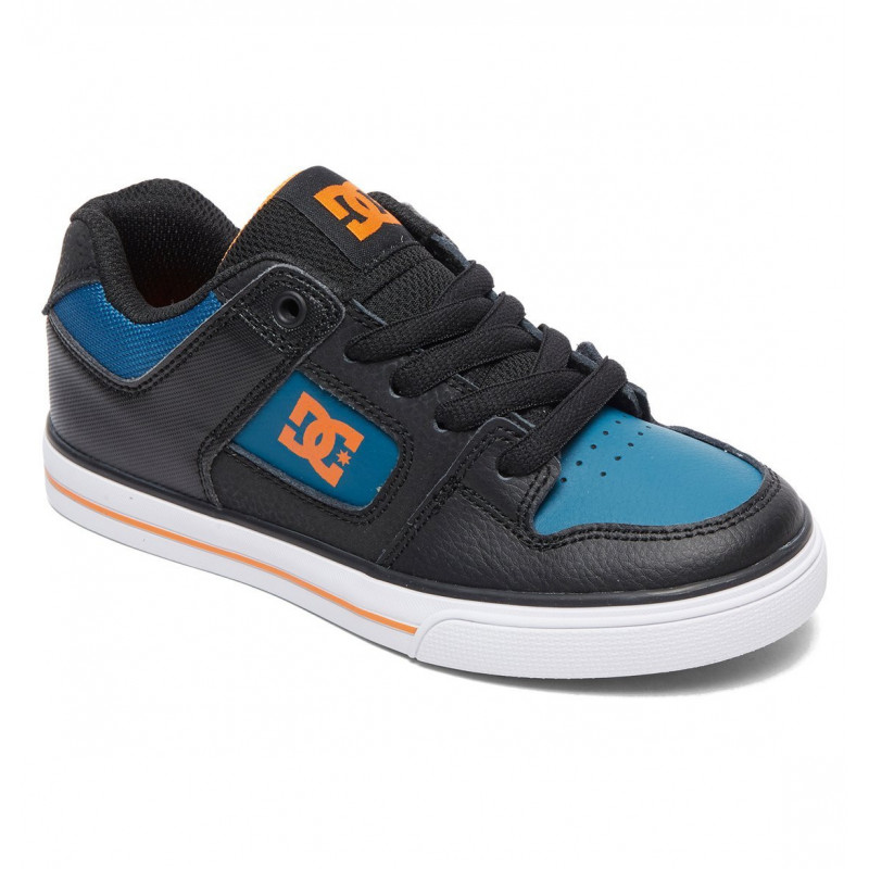 Buy DC Shoes Pure Black/Orange/Blue Kids Shoes at Europe�s Buy DC Shoes Pure Black/Orange/Blue Kids Shoes at Europe�s