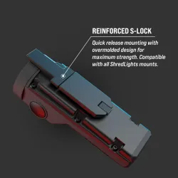 Shredlights SL-1000 Single Pack With Adjustable Casco Mount