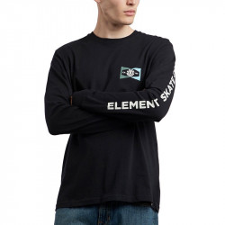 Element Segment Long Sleeve T-Shirt in Flint Black