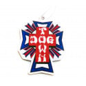 Dogtown Air Freshener Cross Logo Blue/Red