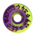 Dogtown K-9 Rallys Yellow / Purple Swirl 54mm 99a Skateboard Wheels