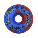 Dogtown K-9 Rallys Red / Blue Swirl 56mm 99a Skateboard Wheels