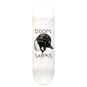 Doom Sayers Riot Helm White 8.25" Skateboard Deck
