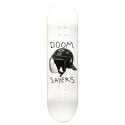 Doom Sayers Riot Helmet White 8.25" Skateboard Deck