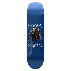 Doom Sayers Riot Helmet Blue 8.5" Skateboard Deck