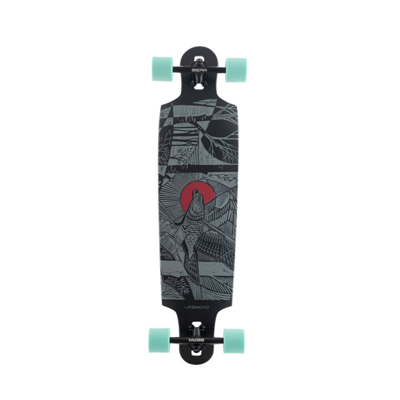 Landyachtz Drop Cat Seeker Black 38" - Drop Through Longboard Complete Landyachtz Drop Cat Seeker Black 38" - Drop Through Longboard Complete