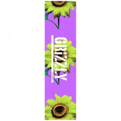 Grizzly Bloom Stamp Purple 9.0" Sheet - Skateboard Griptape