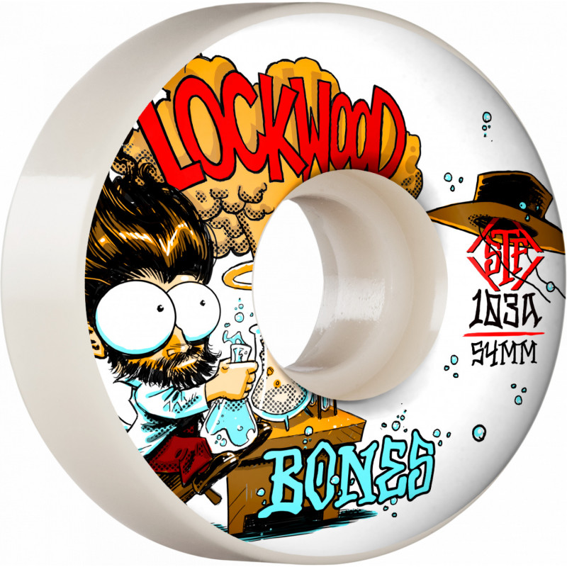 Bones STF Lockwood Experi-Mental Slims V3 54mm 103A Skateboard Wielen