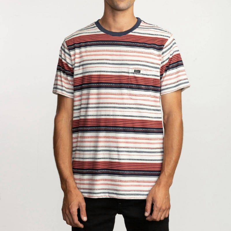 RVCA Deadbeat Stripe T-Shirt