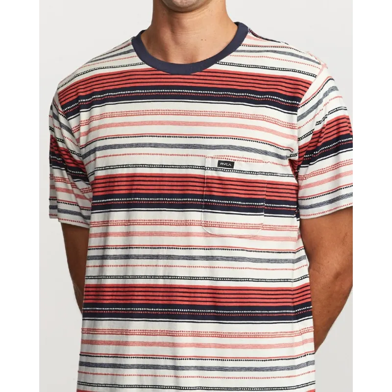 RVCA Deadbeat Stripe T-Shirt
