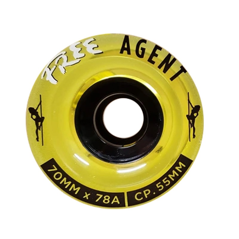Free Wheels Agent 70mm 78A Longboard Ruote Free Wheels Agent 70mm 78A Longboard Ruote