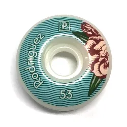 Primitive Rodriguez Synthesis Teal 53mm Skateboard Wheels